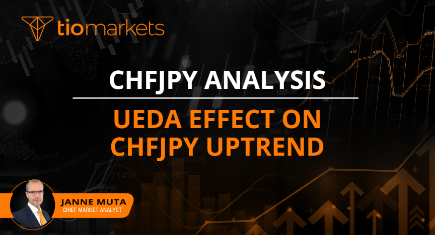 CHFJPY analysis | Ueda effect on the CHFJPY uptrend