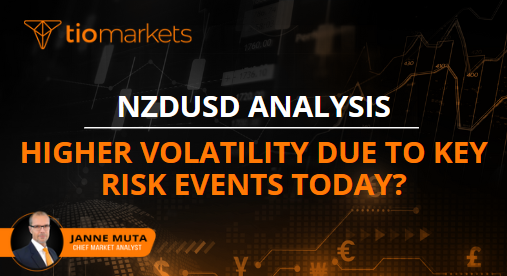 NZDUSD technical analysis | Higher volatility due to key risk events today?
